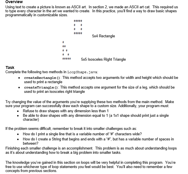  Hi, I am using NetBeans IDE 8.2 program. Using the LoopShape.java.