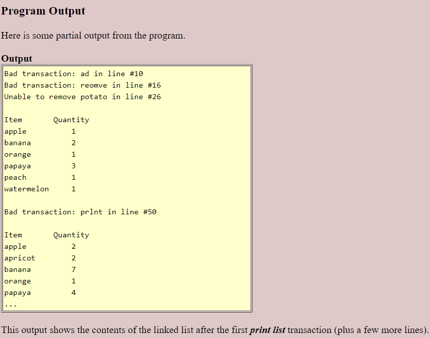 operator functions, and implementing a linked list. You will also employ a