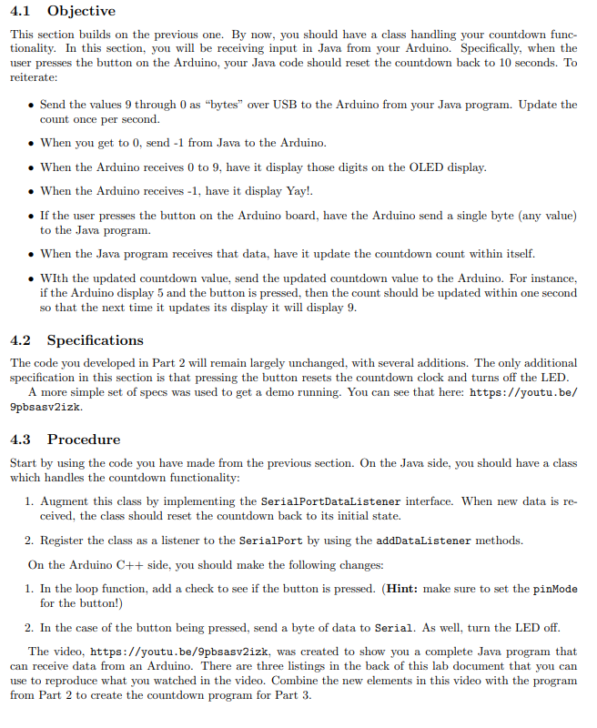  Can i have the answer in java IntelliJ. 4.1 Objective This
