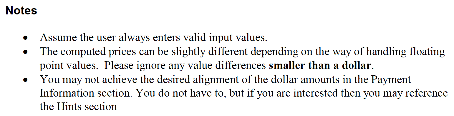 a similar appearance. 2. The application is divided into five different sections