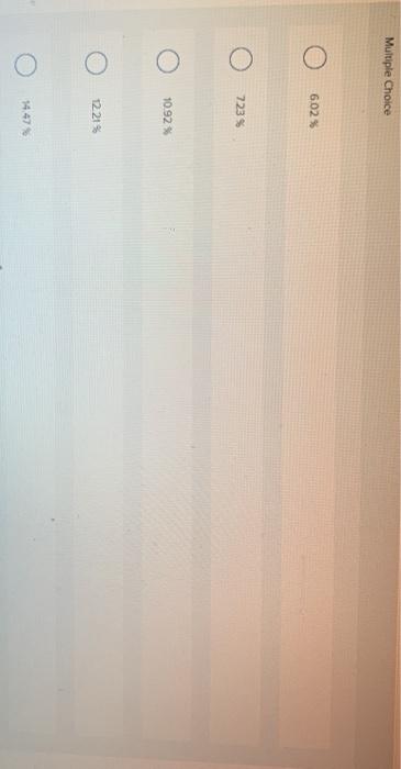 developed the following information What is the crossover rate? 18 Year O