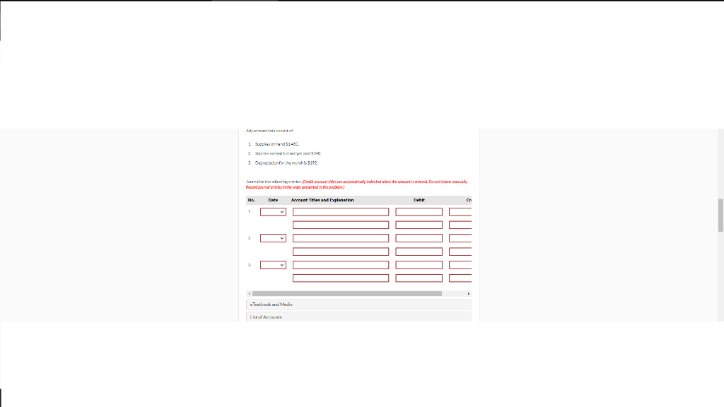 Received 53.050 cach for services performed in November Purcheinant on sent $1970