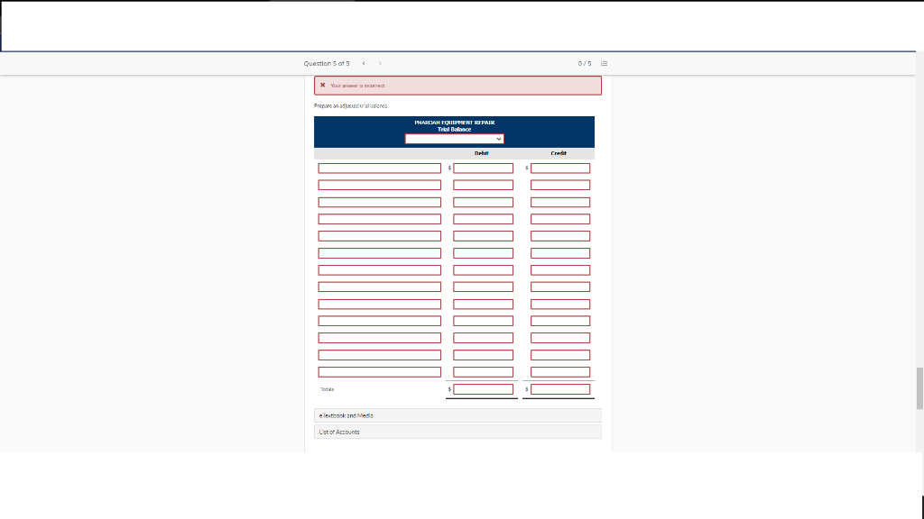 for servi 51.940. Pald salaries 5000 :30 X your answer is incorrect