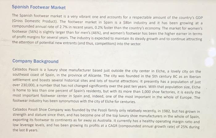 to be done under two demand scenarios: Optimistic and expected. The likely