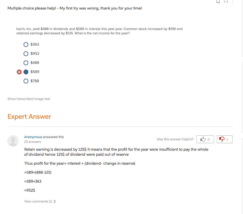 Please help, I asked this question already on chegg, but answerer was
