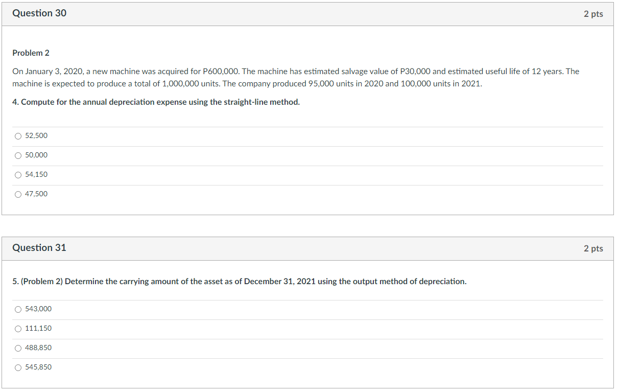 Please answer the following and provide complete solutions: (Preferably in table form)