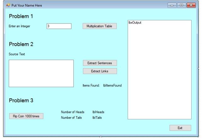 some practice with looping, and to see some more benefits of debugging.