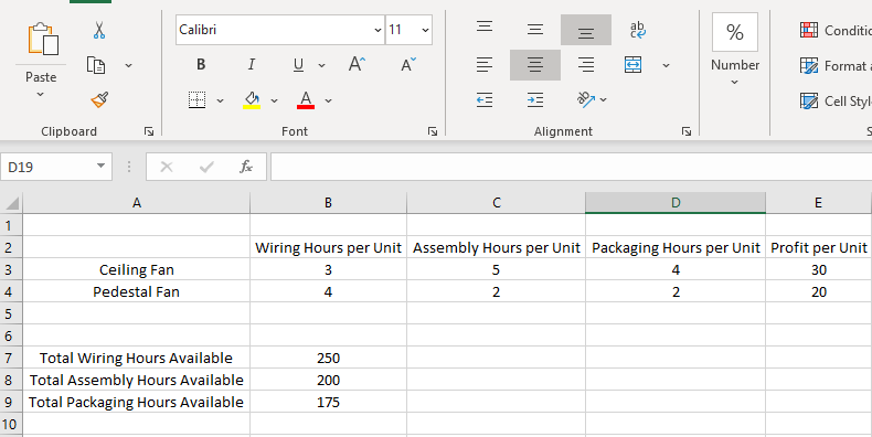 X Calibri 11 = ar % Conditic B I U A