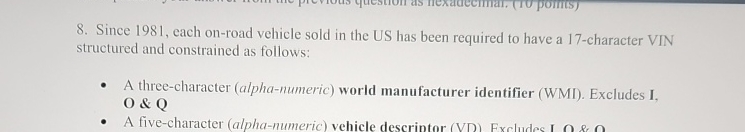  Since 1981, each on-road vehicle sold in the US has been