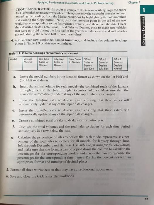 Open the workbook named CKG.xlsx located in the Chapter 1 folder, and