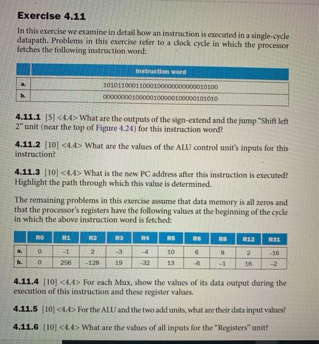  the second pic is 4.24 Exercise 4.11 In this exercise we