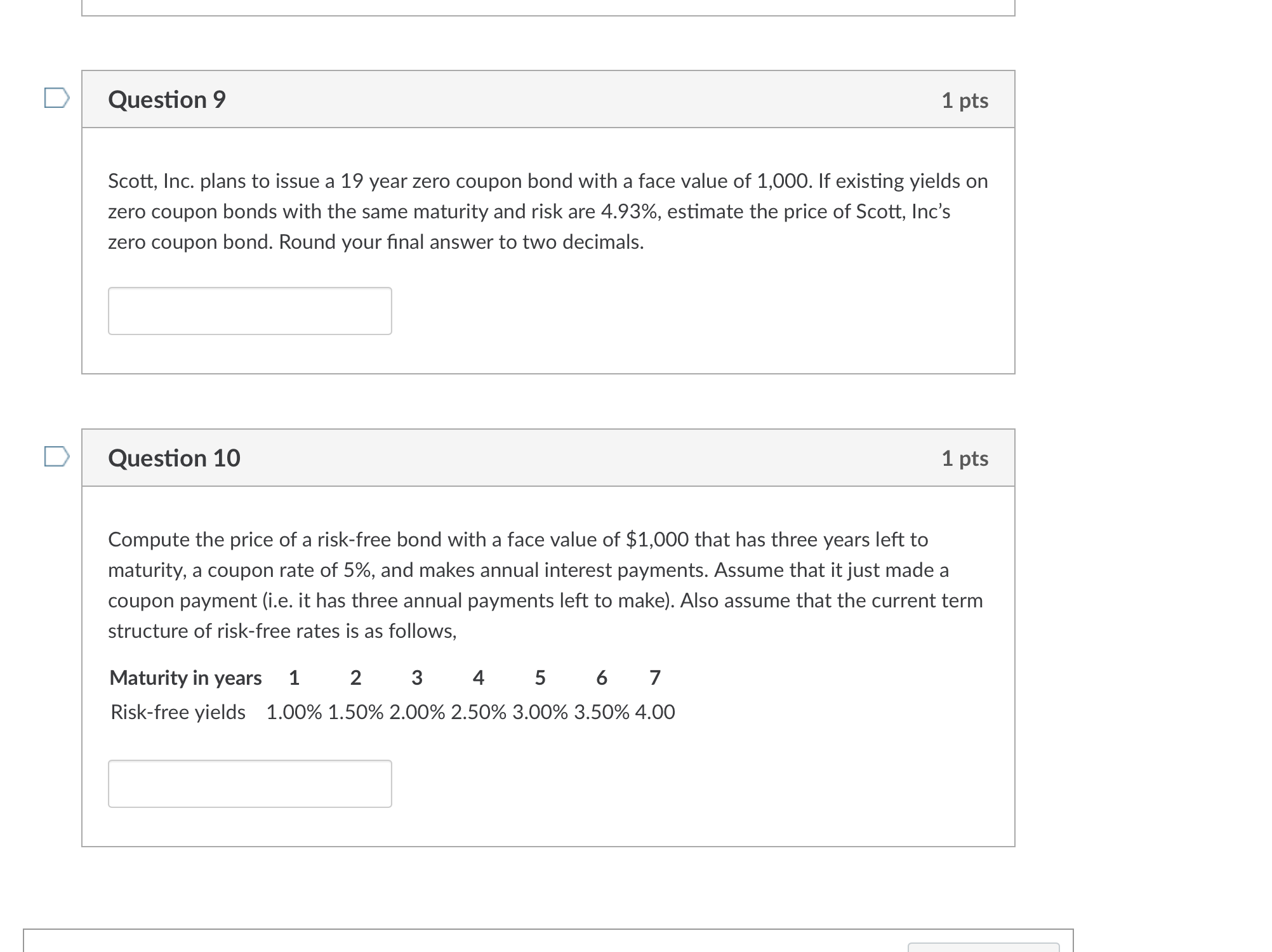  Scott, Inc. plans to issue a 19 year zero coupon bond