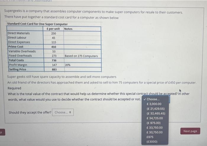 computers for resale to their customers. There have put together a standard