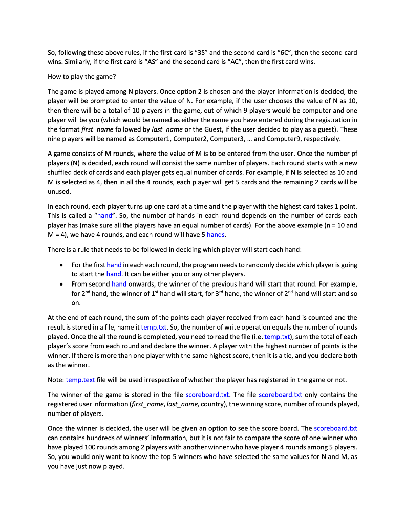 Find the game instructions attached below in image format The objective of