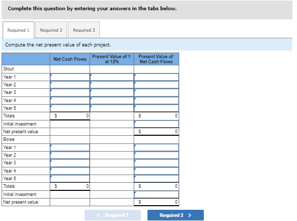 in? Compute the profitability index for each project. If the company can