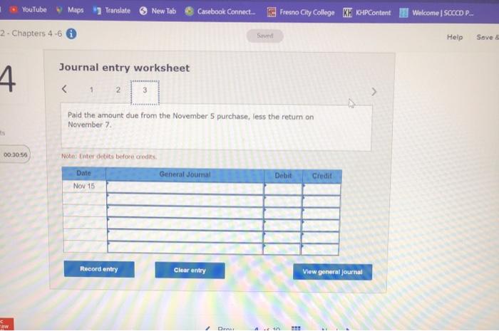 Inventory system and the gross method. Nov. 5 Purchased 1, 200 units