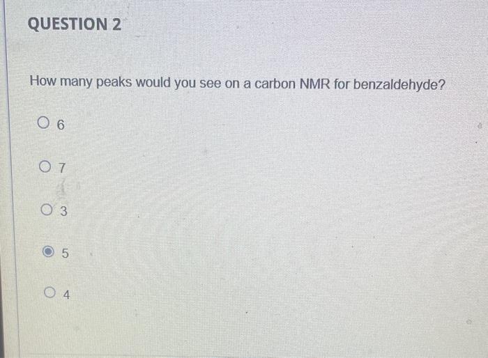  i really need help How many peaks would you see on