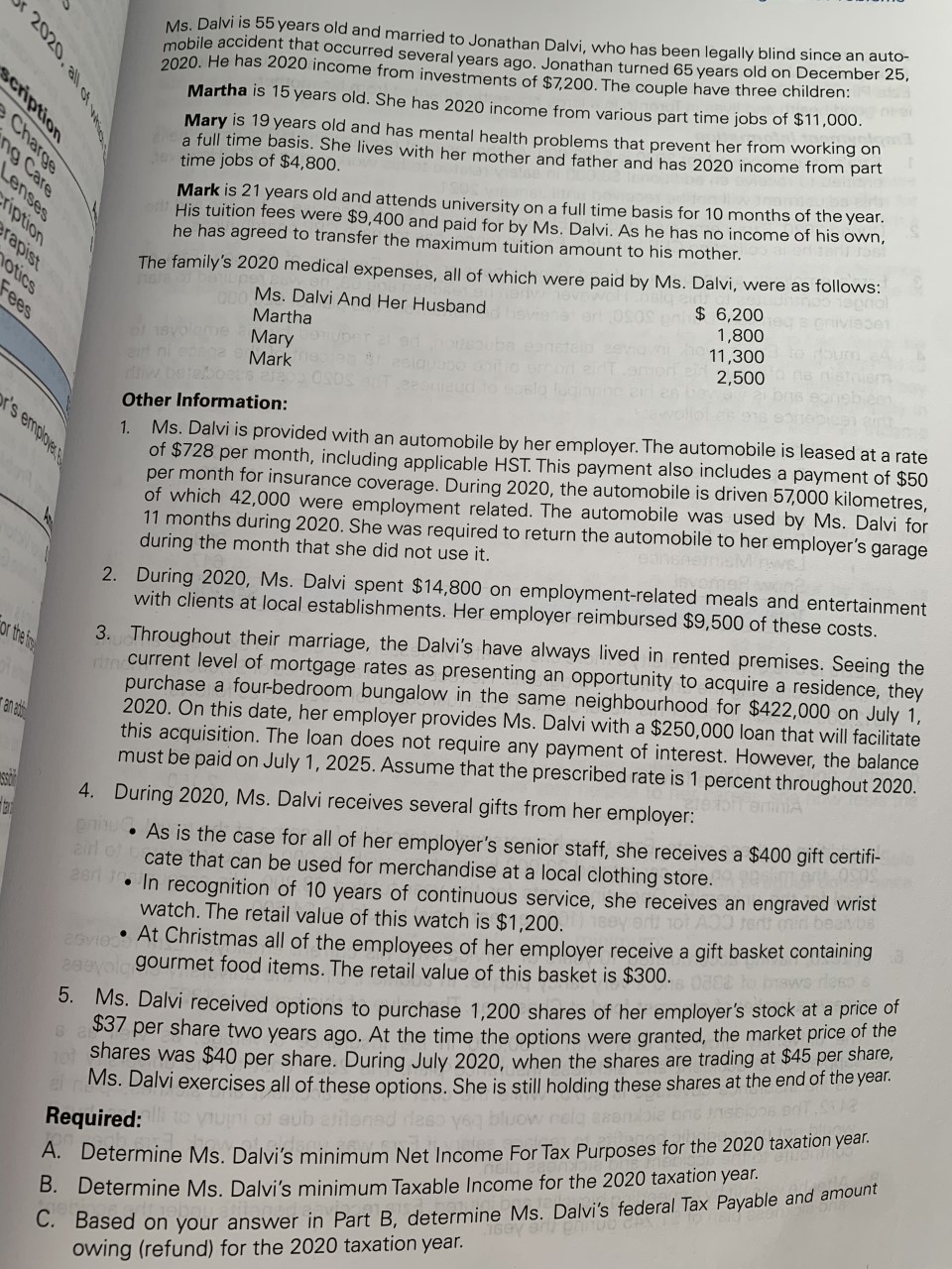 solve the "required exercise A,B,C" in the second picture. thanks donor's super