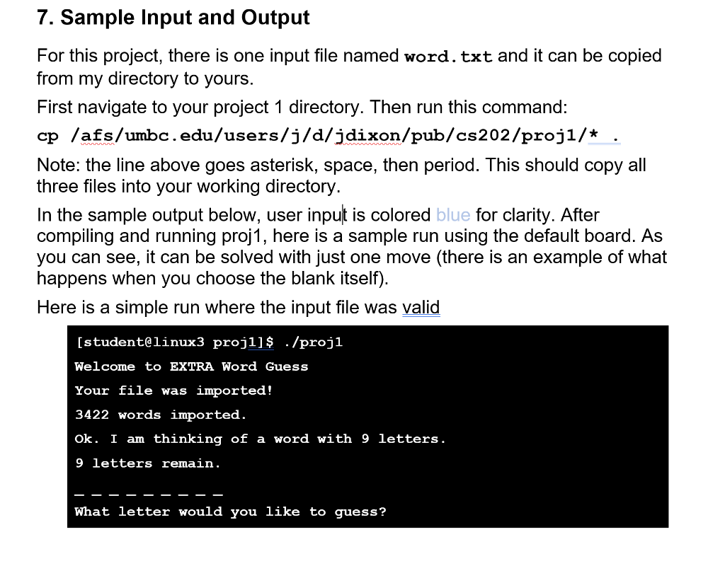 game of word guess against the computer. The computer randomly chooses the