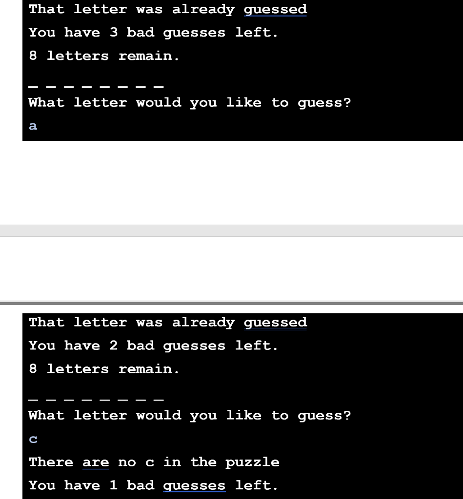 a list of the requirements of this application. For this project, it