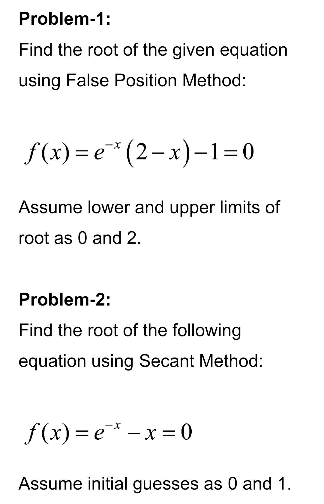  Please write the C++ program for each problem as the method