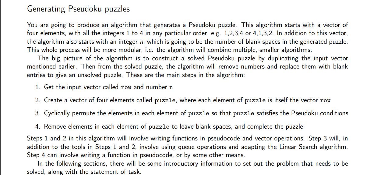 z) end function This function should take a four-element vector called puzzle,