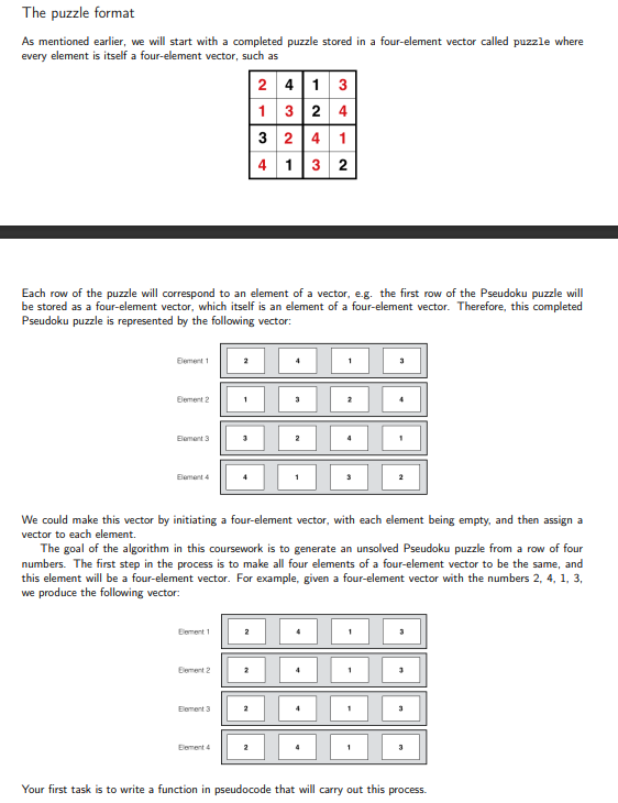 which will be of the form of the output of MAKEVEC- TOR