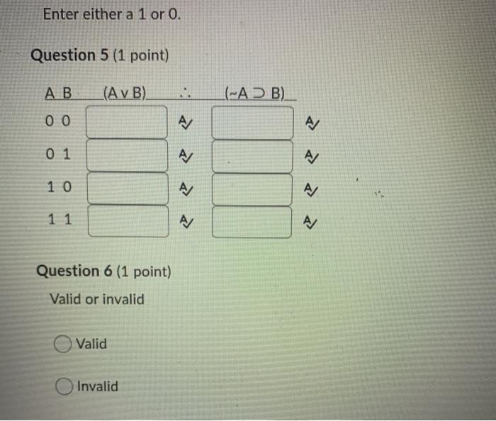 points) AB (AV-B). -B A A/ A/ A/ 0 1 A/ A/
