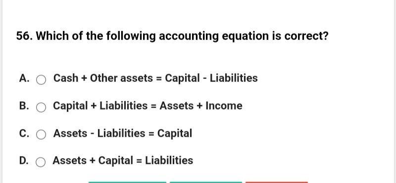 I need the answer as soon as possible 56. Which of the