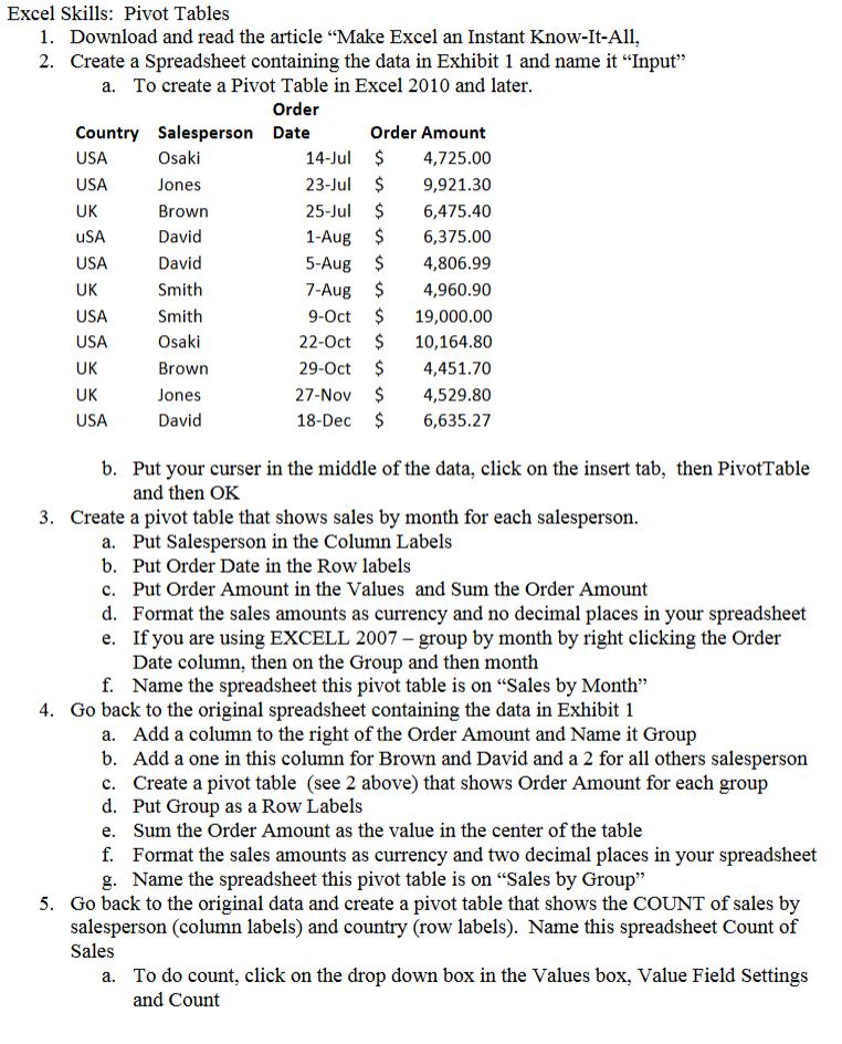 Using Excel, do this problem. Show in excel with steps on how