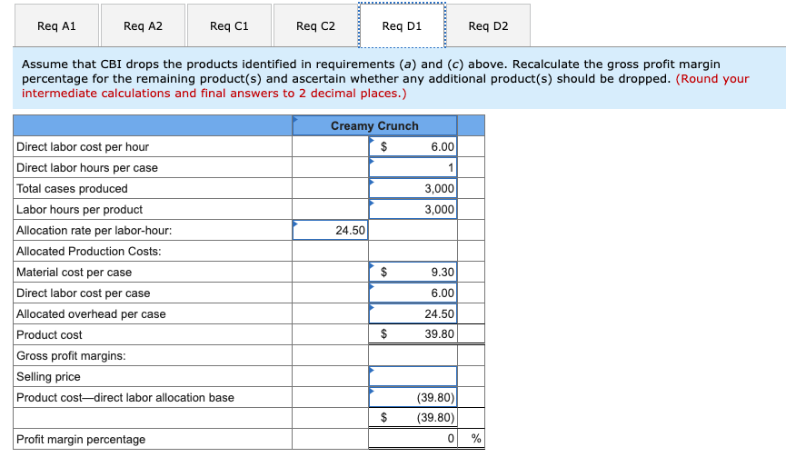 costing methods currently employed. In particular, management questions whether the overhead allocation