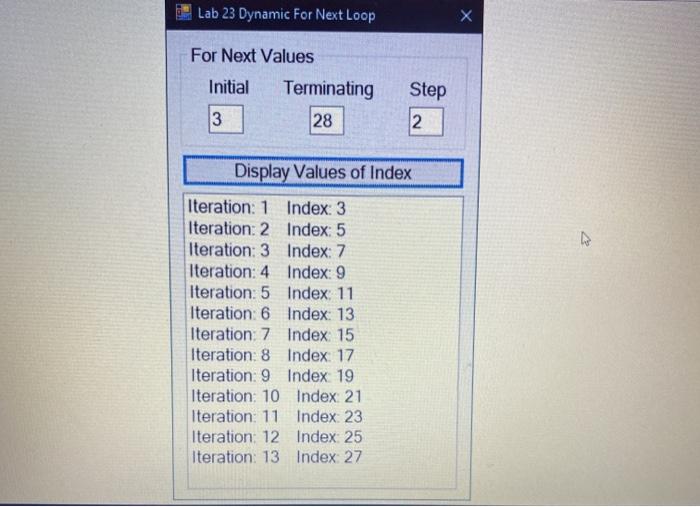named Lab23 2. Design the below GUI. Give meaningful names to all
