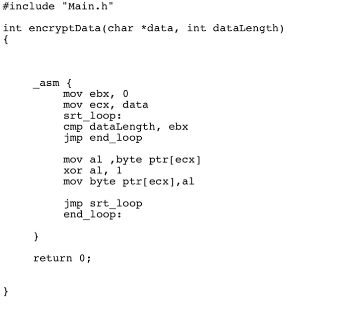 file and again xor every byte with a one ) basically the