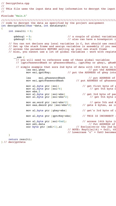 opposite of the encrypted code The picture below is encrypted part (it
