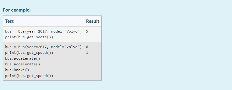 class that inherits from an existing Vehicle class vehicle. The Vehicle class