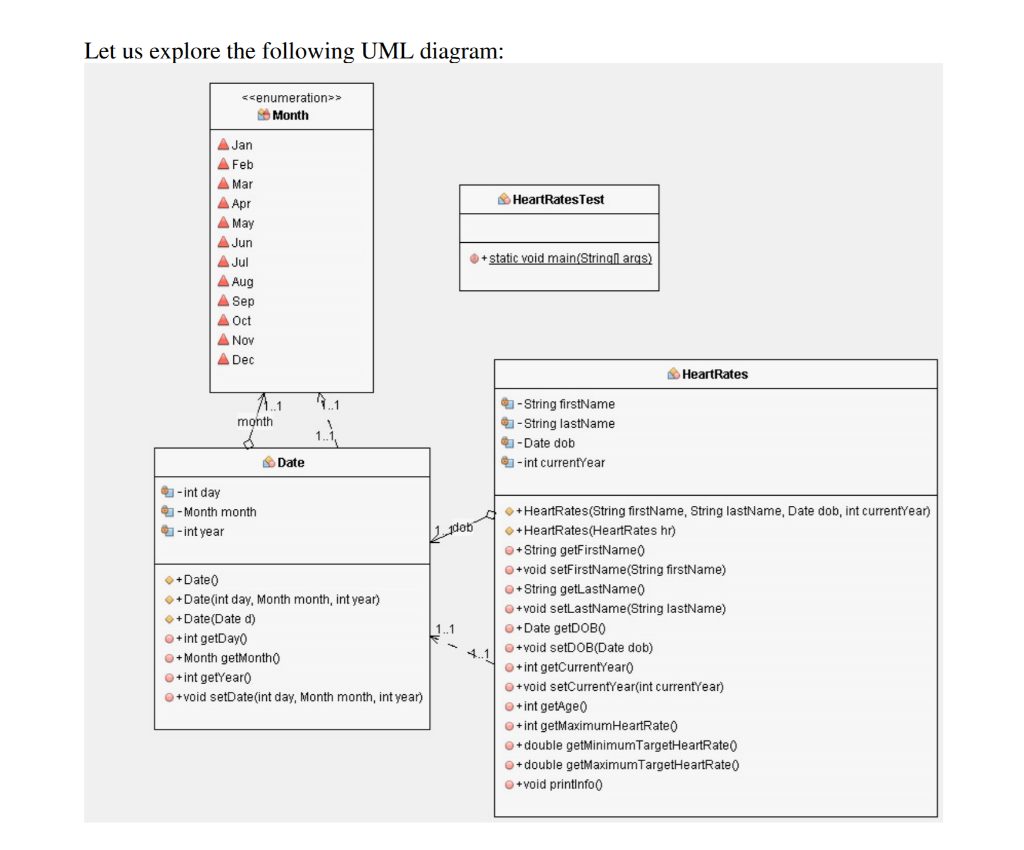 import java.io.File; import java.nio.file.*;; //Enumeration to define the data type for Month