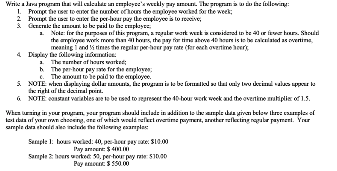 Java: Conditional testing, be clear! a. Write a Java program that will