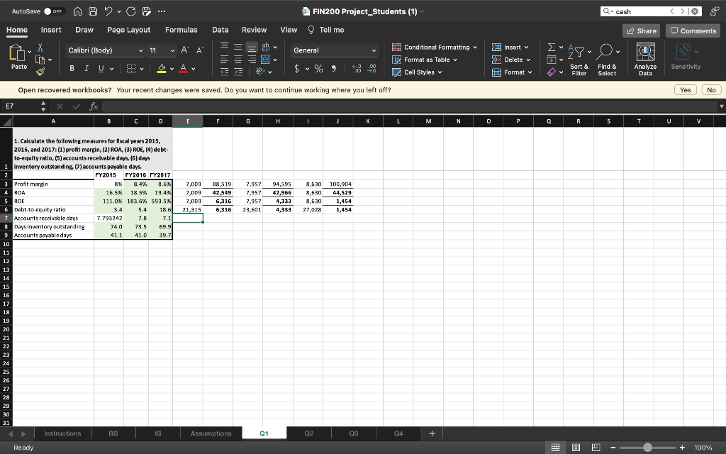 BIU $ % 9 Je 43 Cell Styles v Open recovered workbooks?