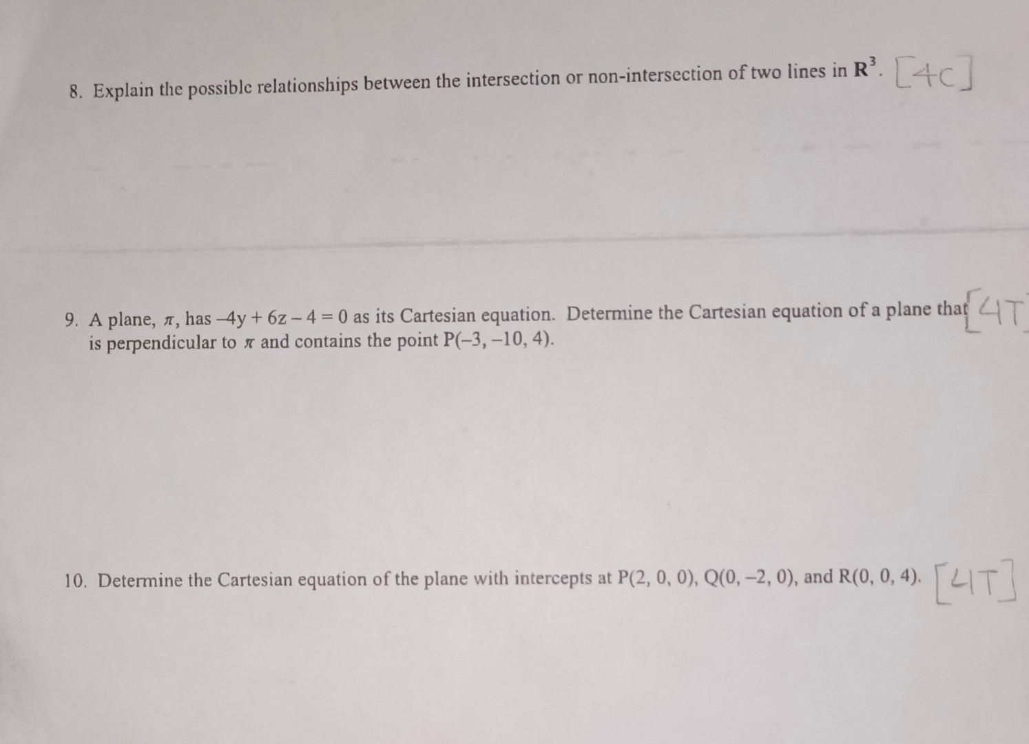  please help me solve Question 8, 9 and 10 8. Explain