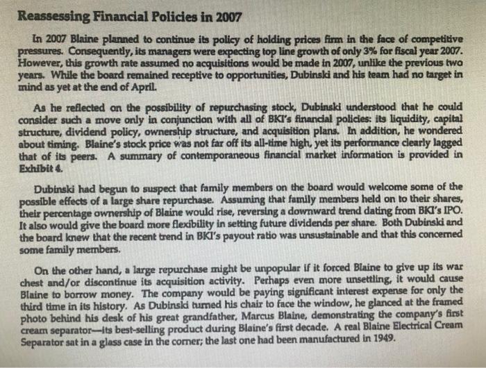 impact on, among other things, Blaines EPS and ROE, its interest coverage