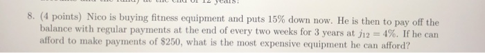  0 L U U U U UL 12 years. 8. (4