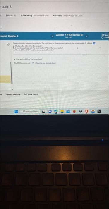  apter 8 Points 15 Submitting on extertal tool Axalable atter Od