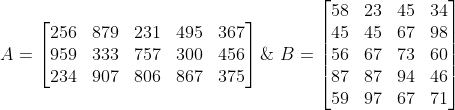  Write Tensor Flow program to perform the following matrix multiplication and