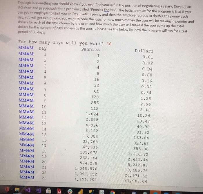  This logic is something you should know if you ever find