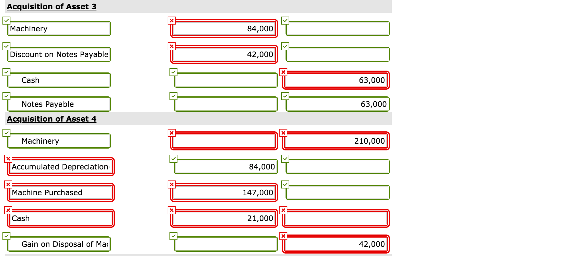 use today's "outright purchase price" as the amount to debit Machinery for