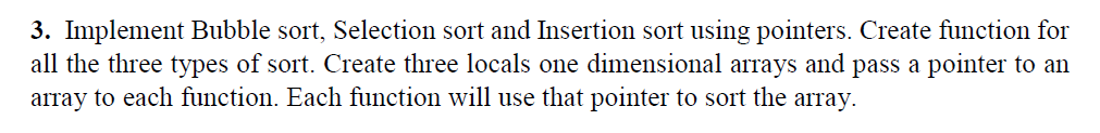 Do that above using c++ and function of each for bubble