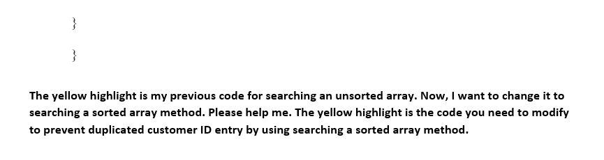 This is a part of my code. In Customer Class: public String