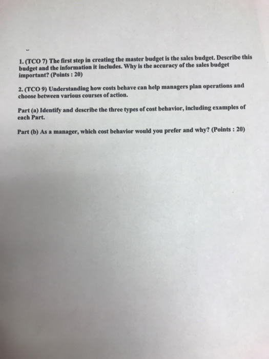 It facilitates the coordination of activities. It provides definite objectives for evaluating