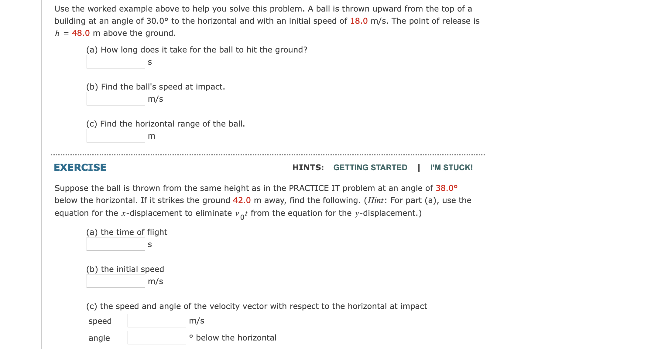  Use the worked example above to help you solve this problem.