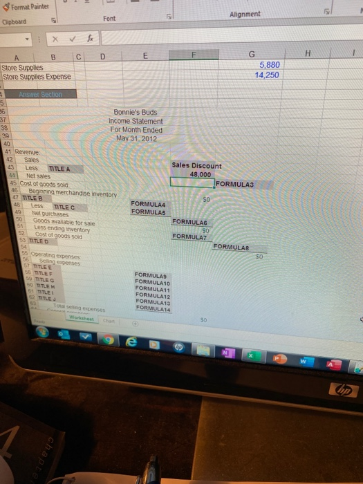  Format Painter Clipboard Alignment Font X D E F G A